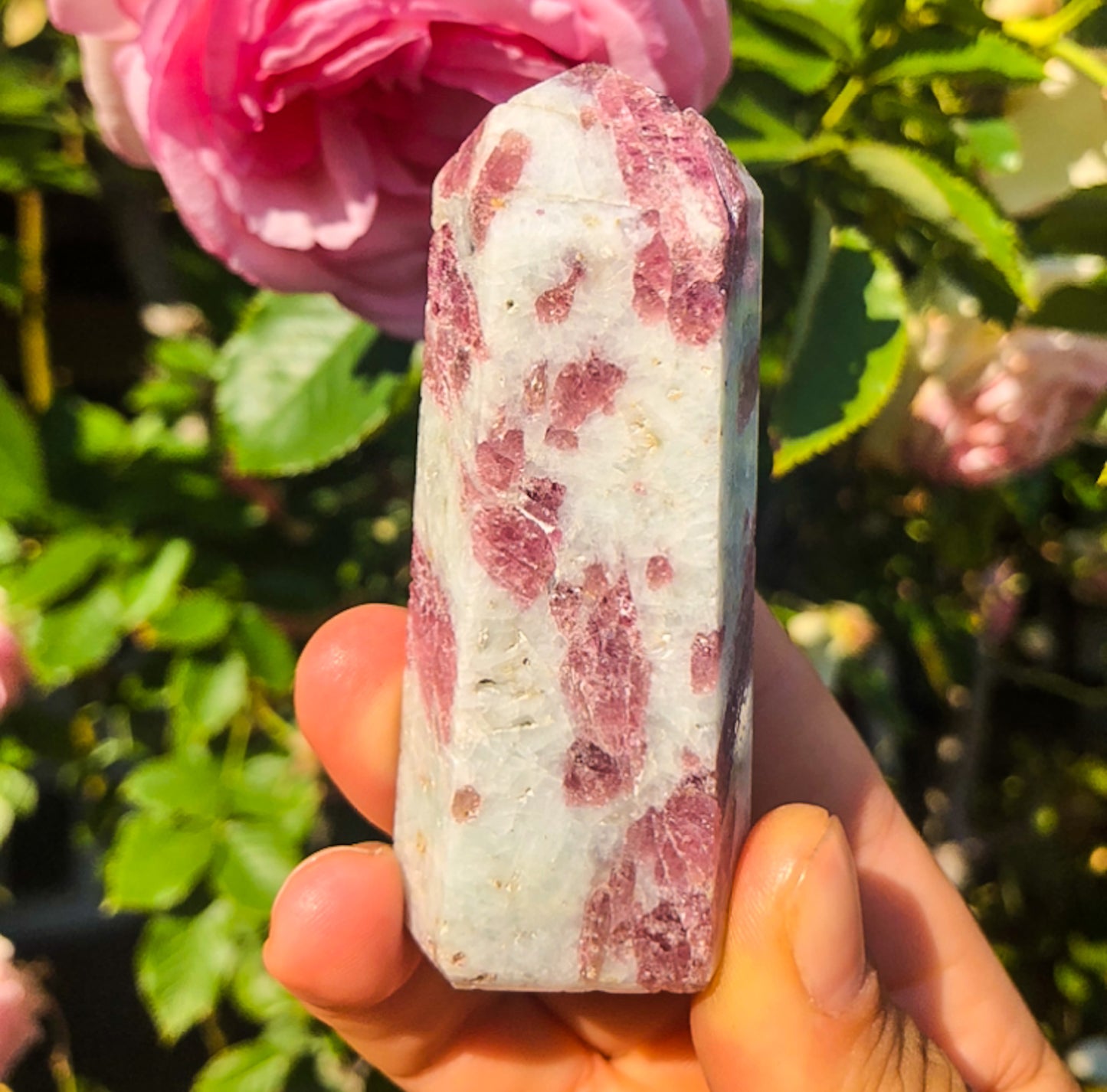 Divine Pink Tourmaline Tower