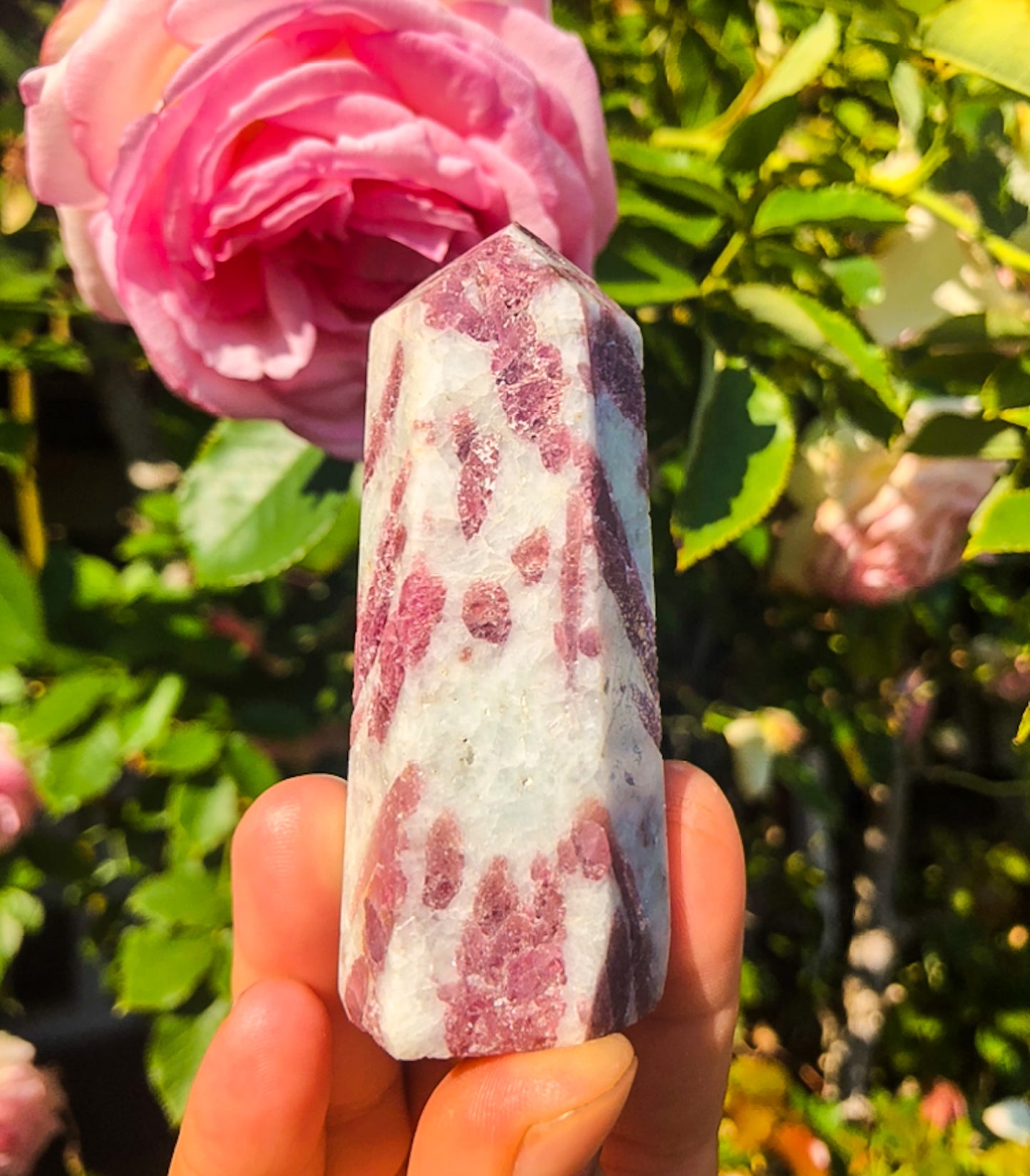 Divine Pink Tourmaline Tower