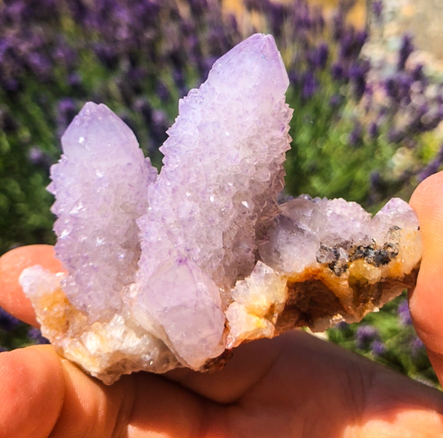 Sparkly Lilac Purple Spirit Quartz