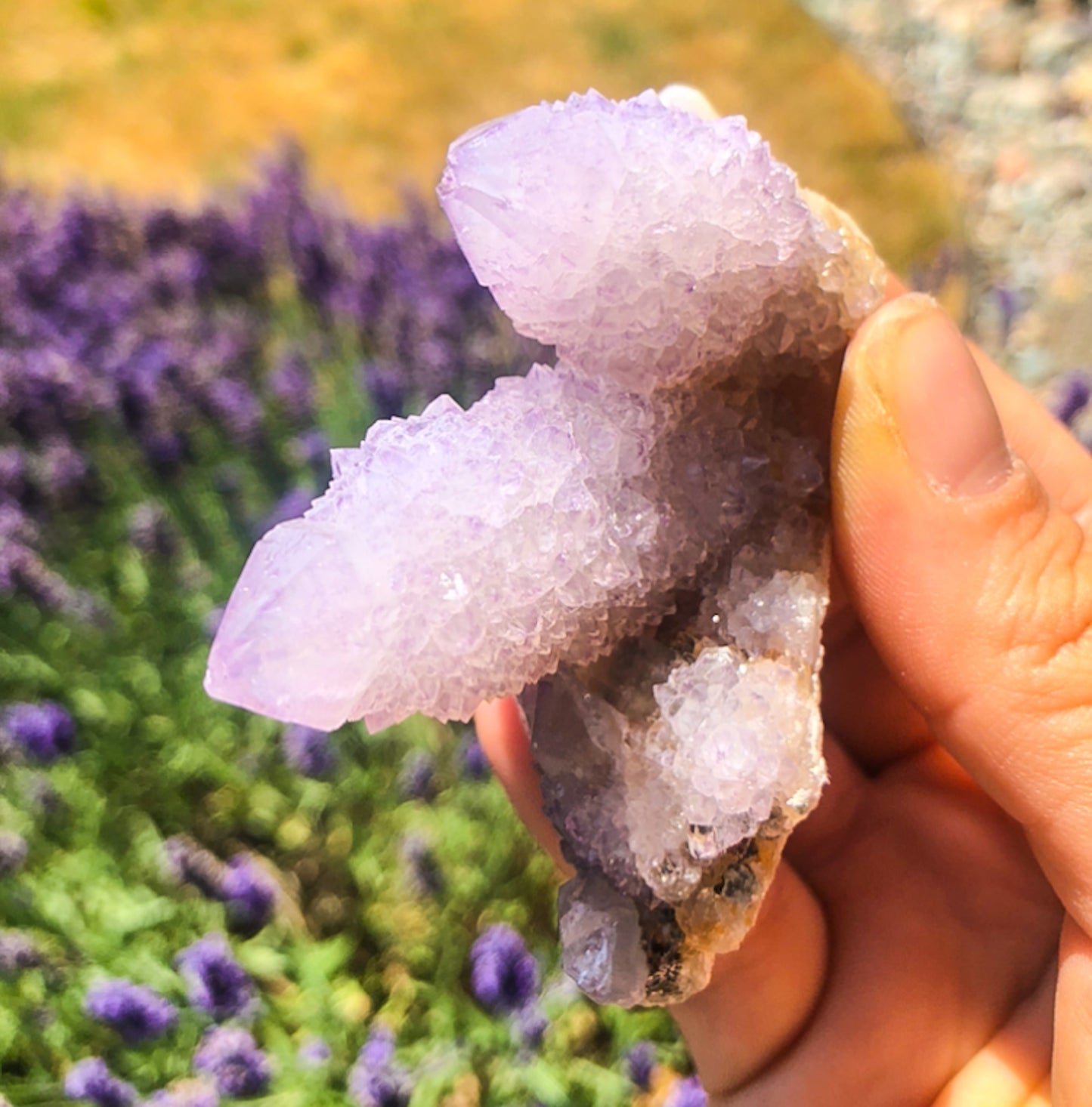 Sparkly Lilac Purple Spirit Quartz