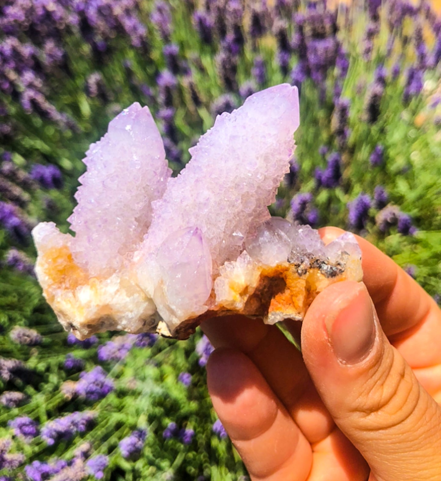 Sparkly Lilac Purple Spirit Quartz
