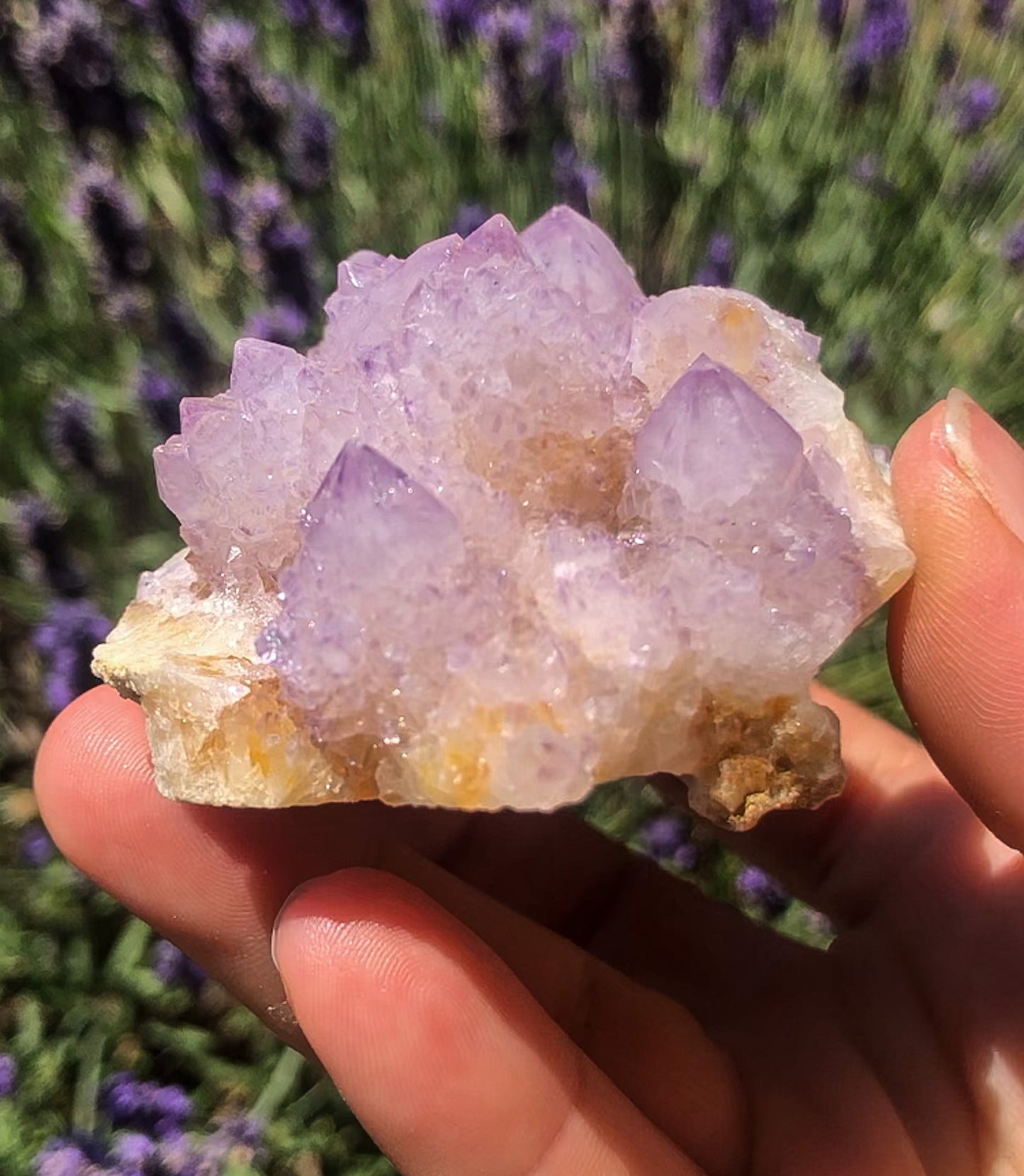 Druzy Lilac Purple Spirit Quartz