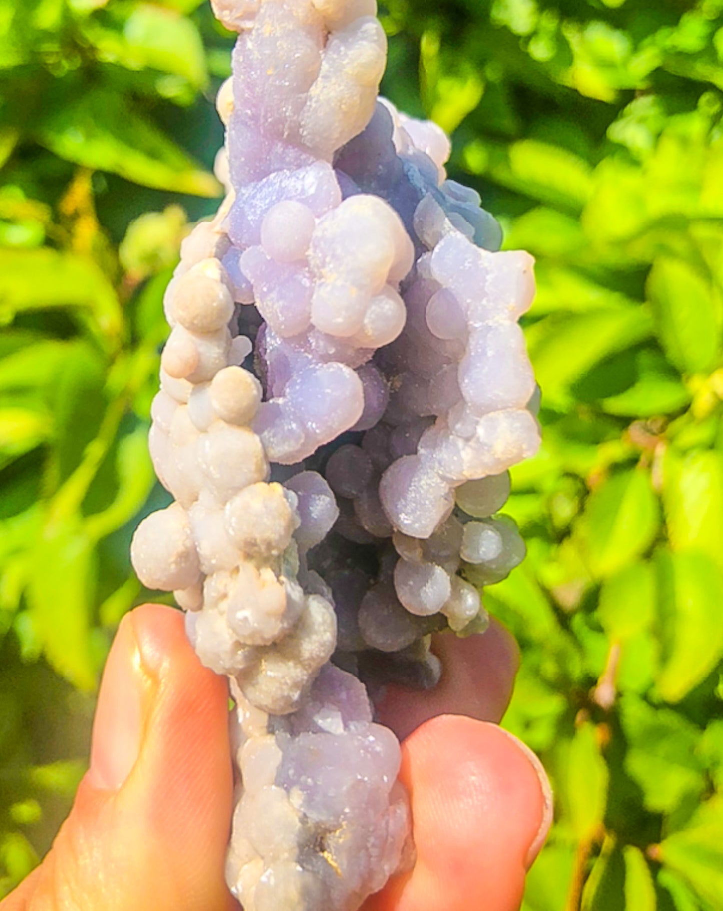 Amazing Raw Purple Grape Agate