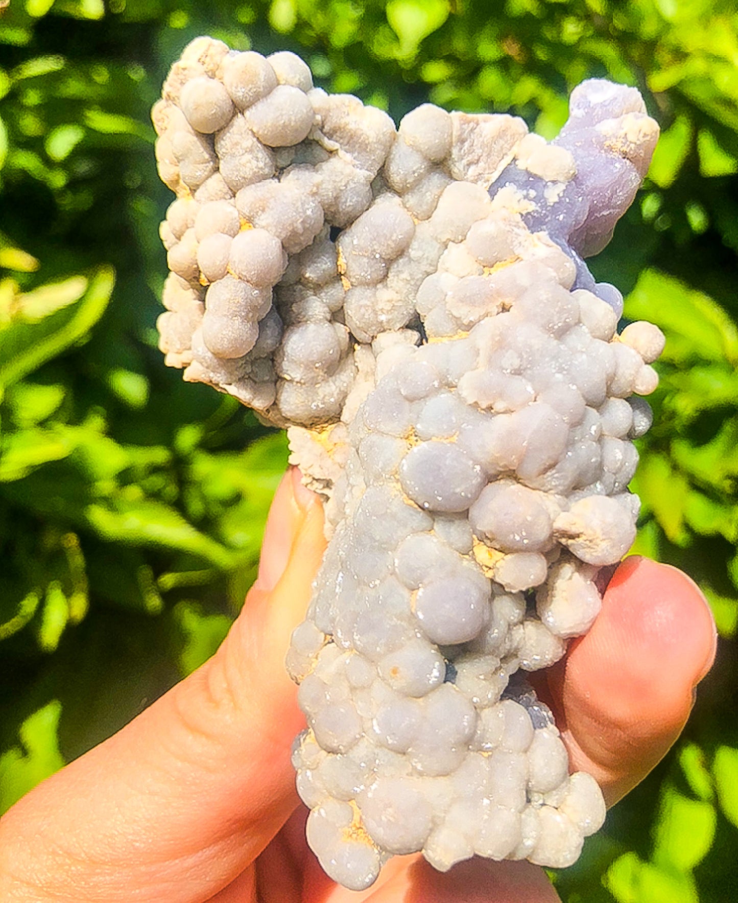 Amazing Raw Purple Grape Agate