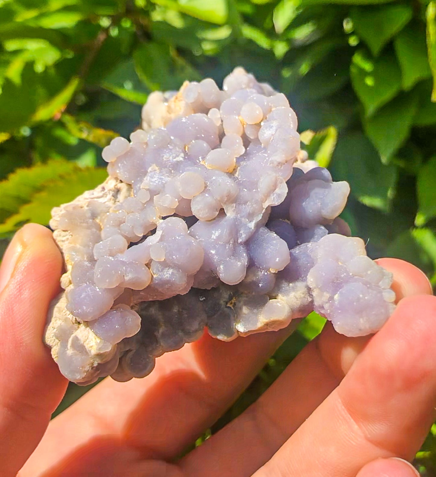 Amazing Raw Purple Grape Agate