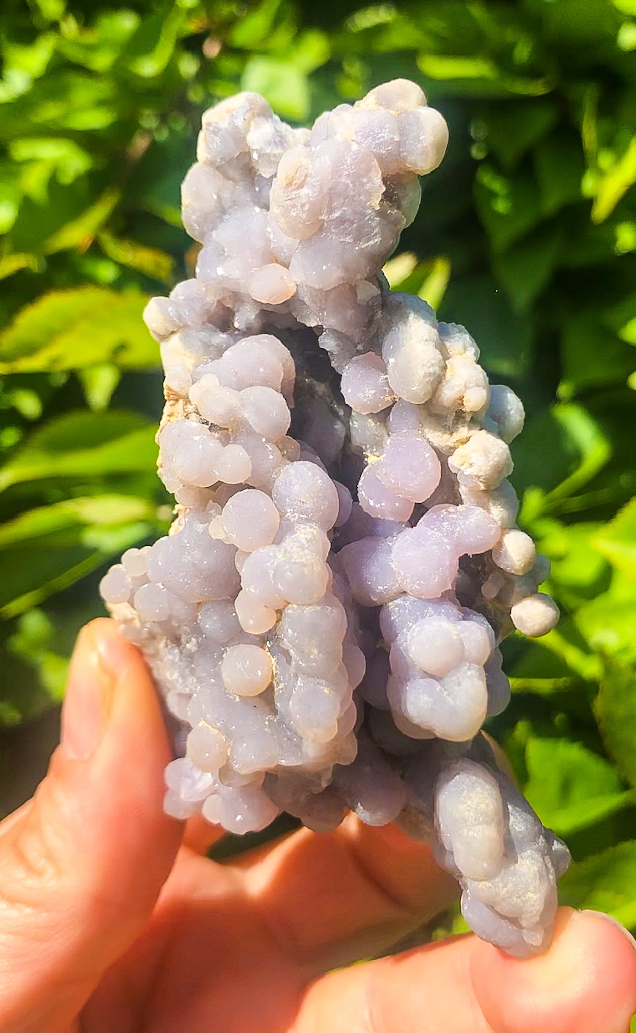 Amazing Raw Purple Grape Agate