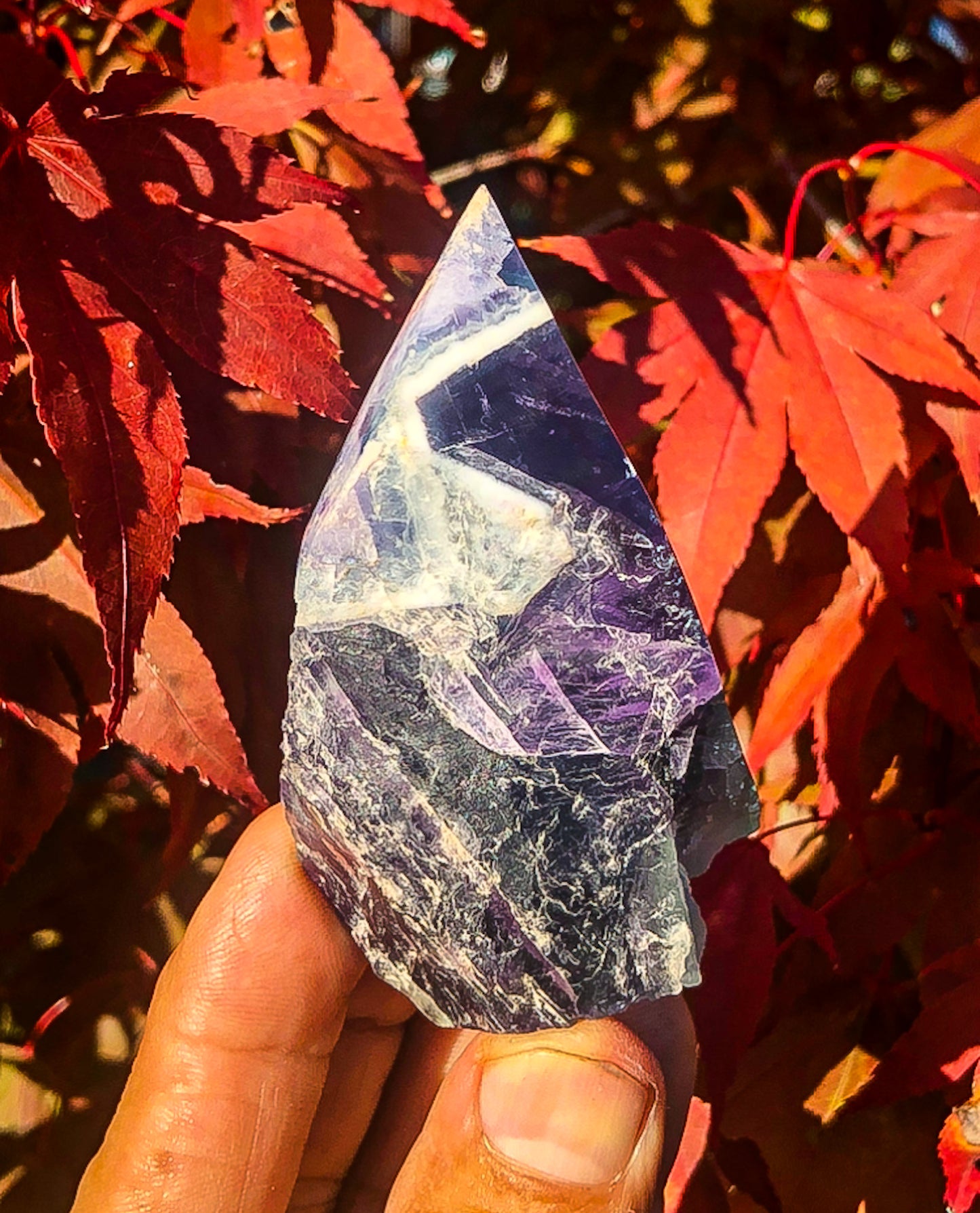 Adorable Rainbow Fluorite Crystal Tower