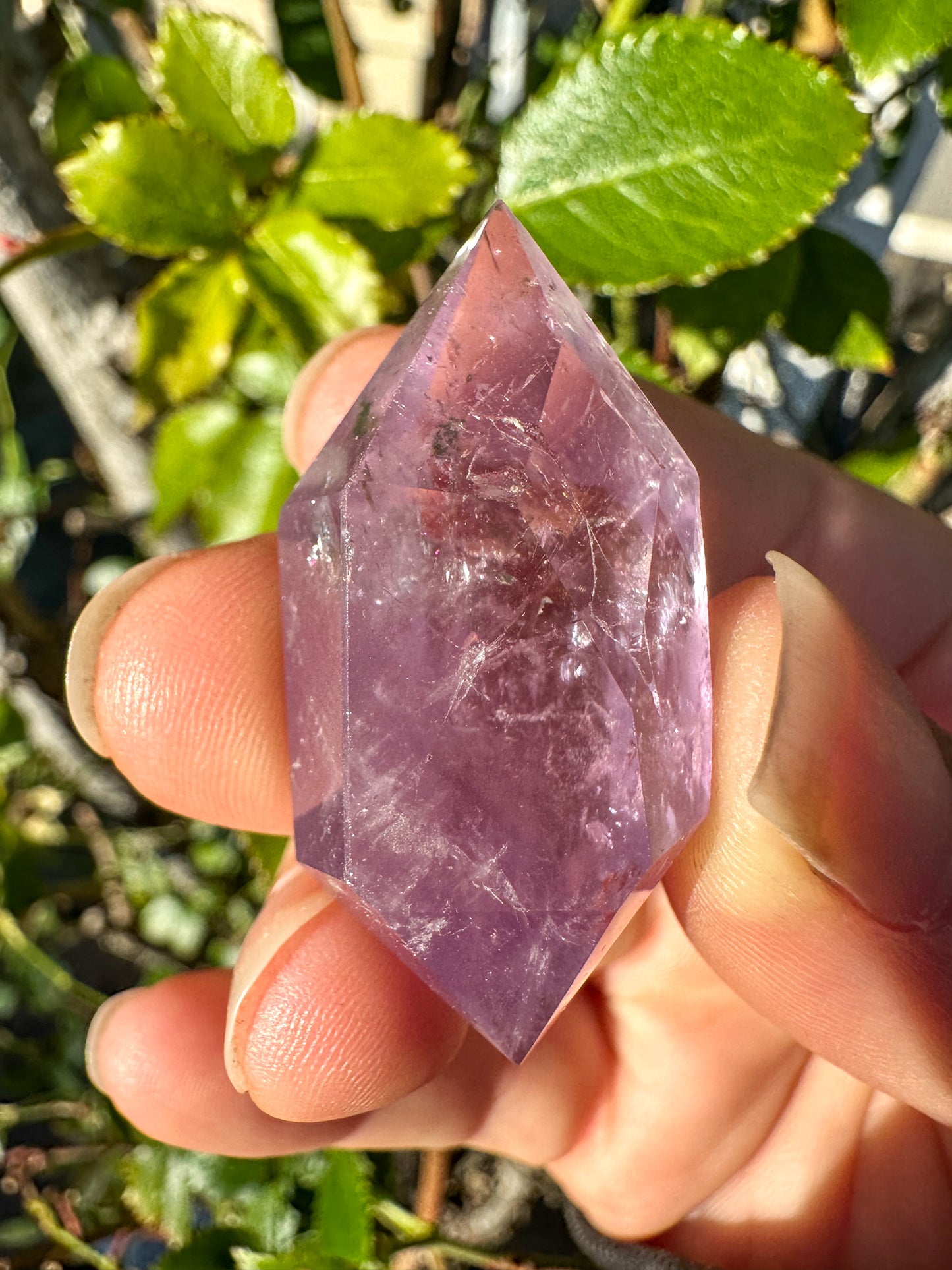 Purple Amethyst Double Terminated Point