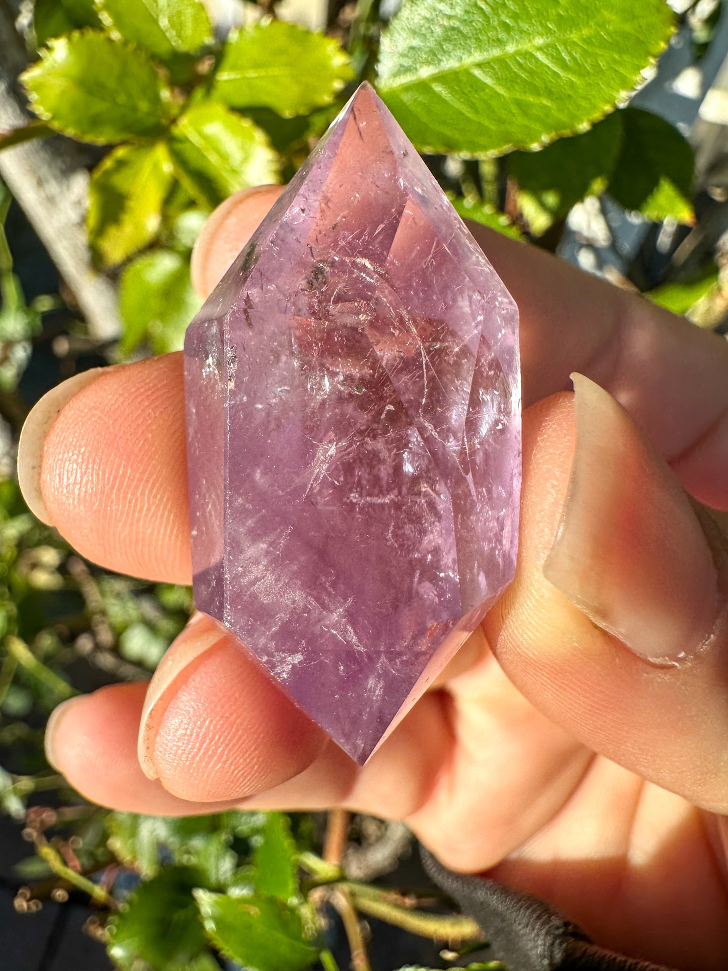 Purple Amethyst Double Terminated Point