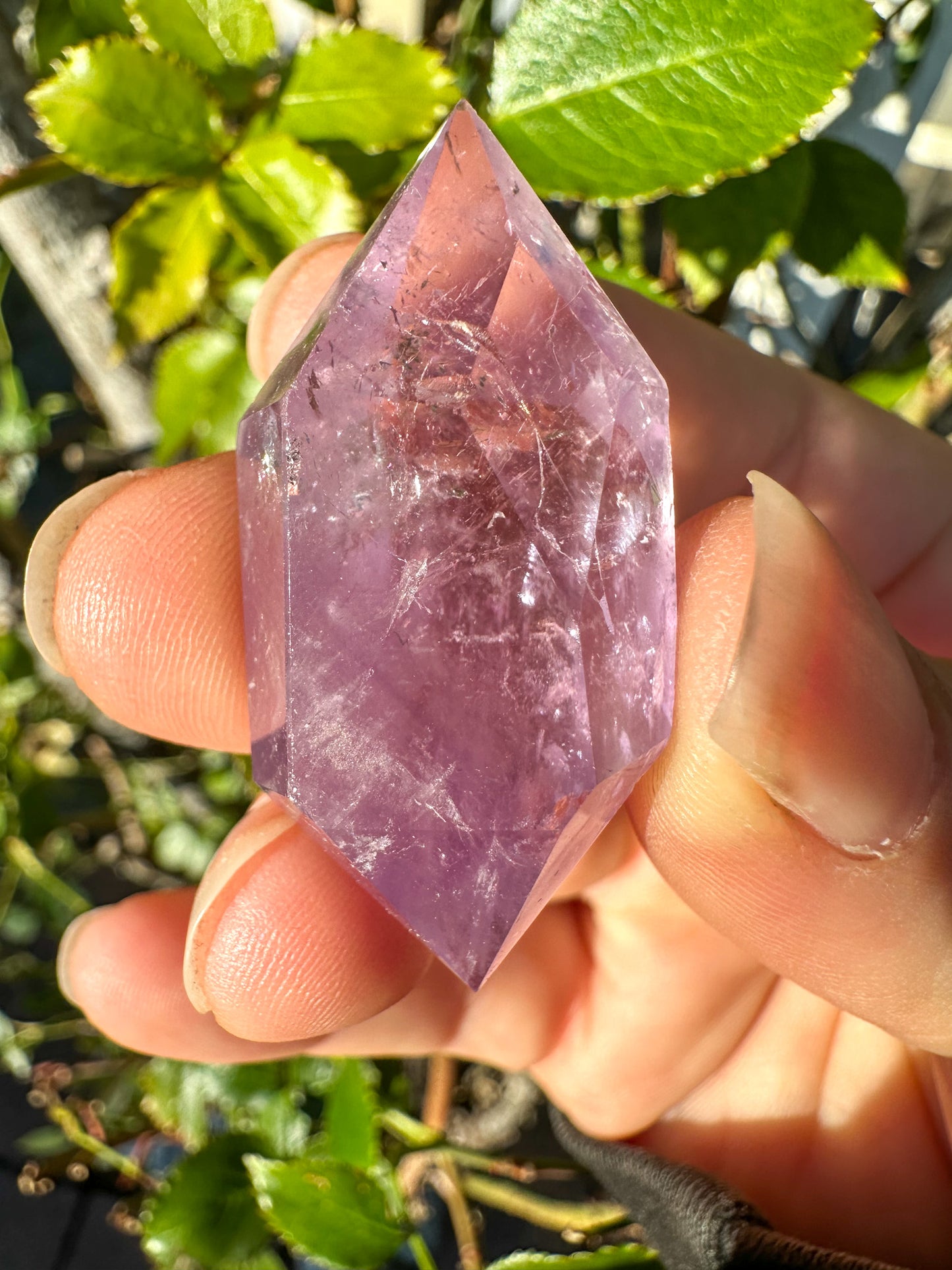 Purple Amethyst Double Terminated Point