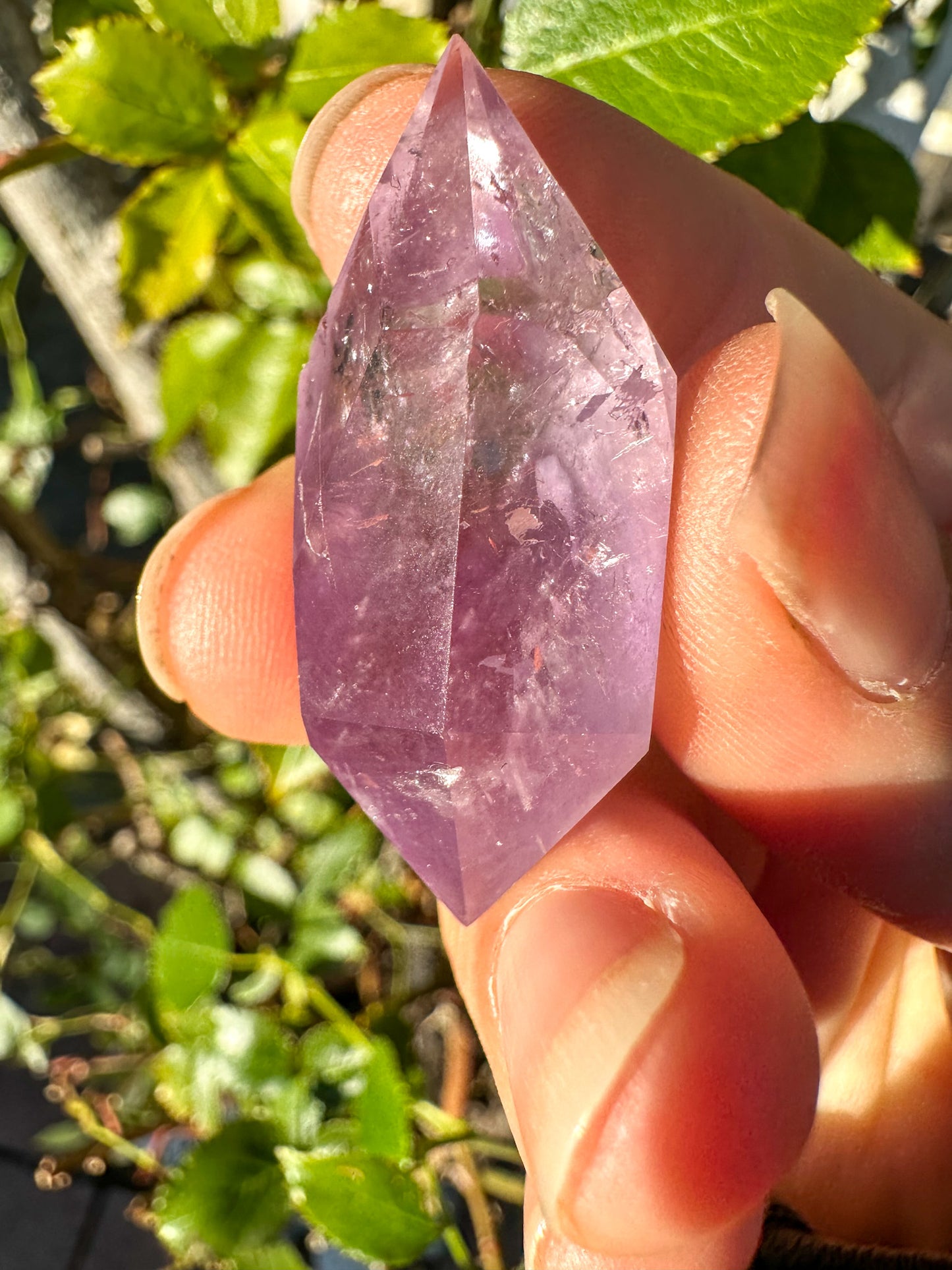 Purple Amethyst Double Terminated Point