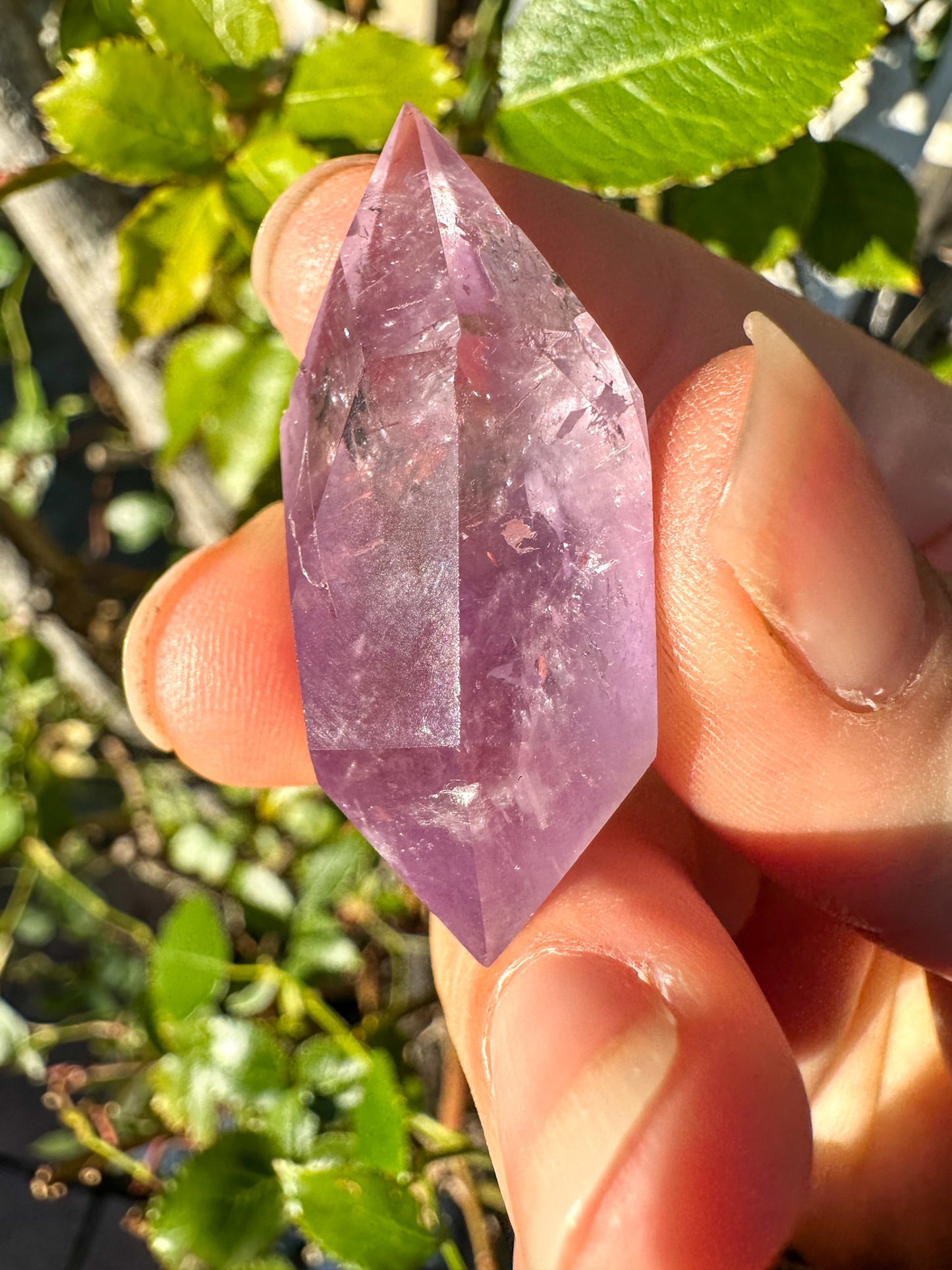 Purple Amethyst Double Terminated Point