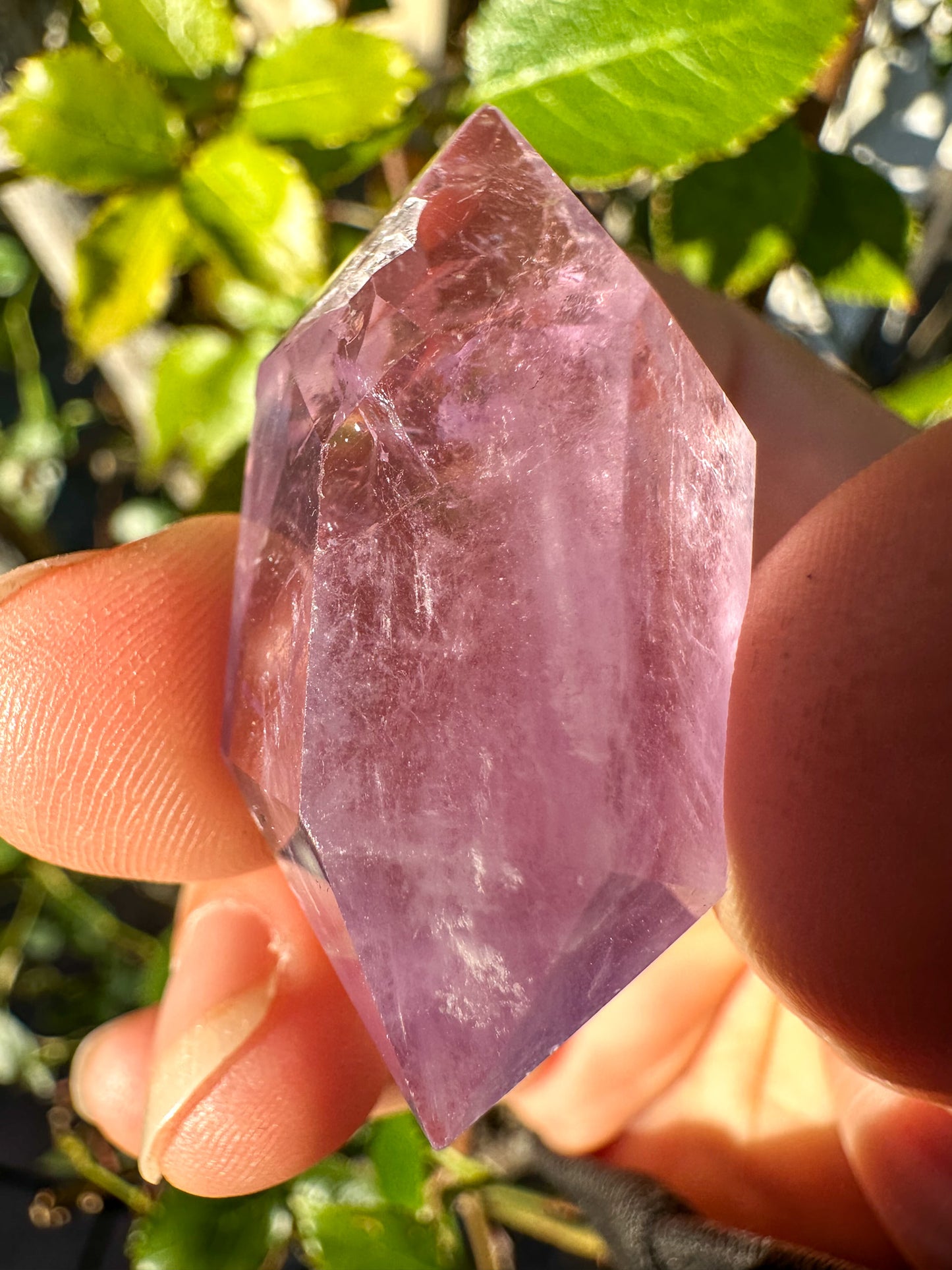 Purple Amethyst Double Terminated Point