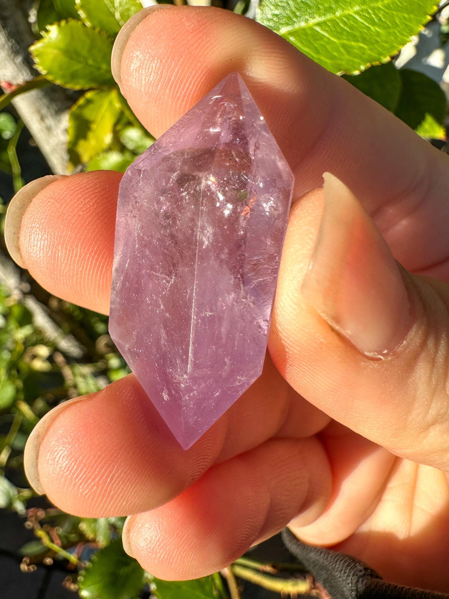 Purple Amethyst Double Terminated Point