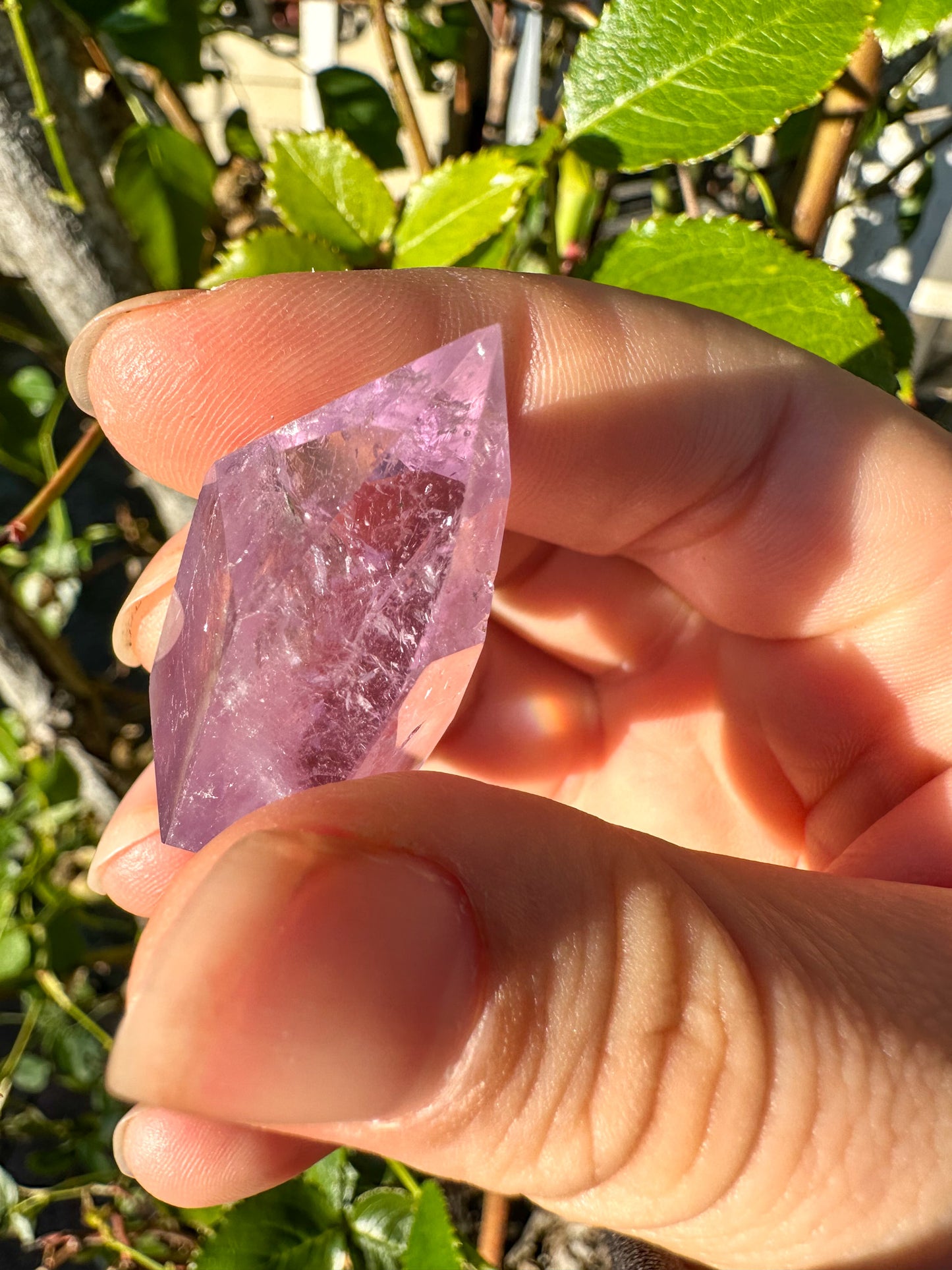 Purple Amethyst Double Terminated Point