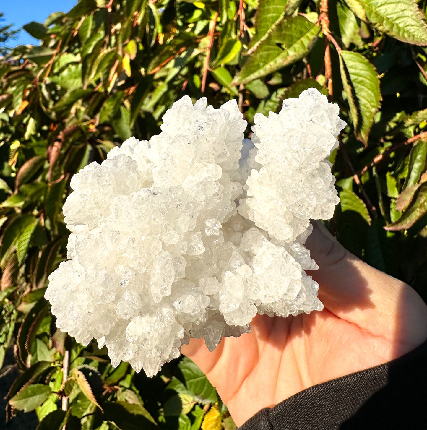 Sparkly White Aragonite Cluster - Raw Specimen