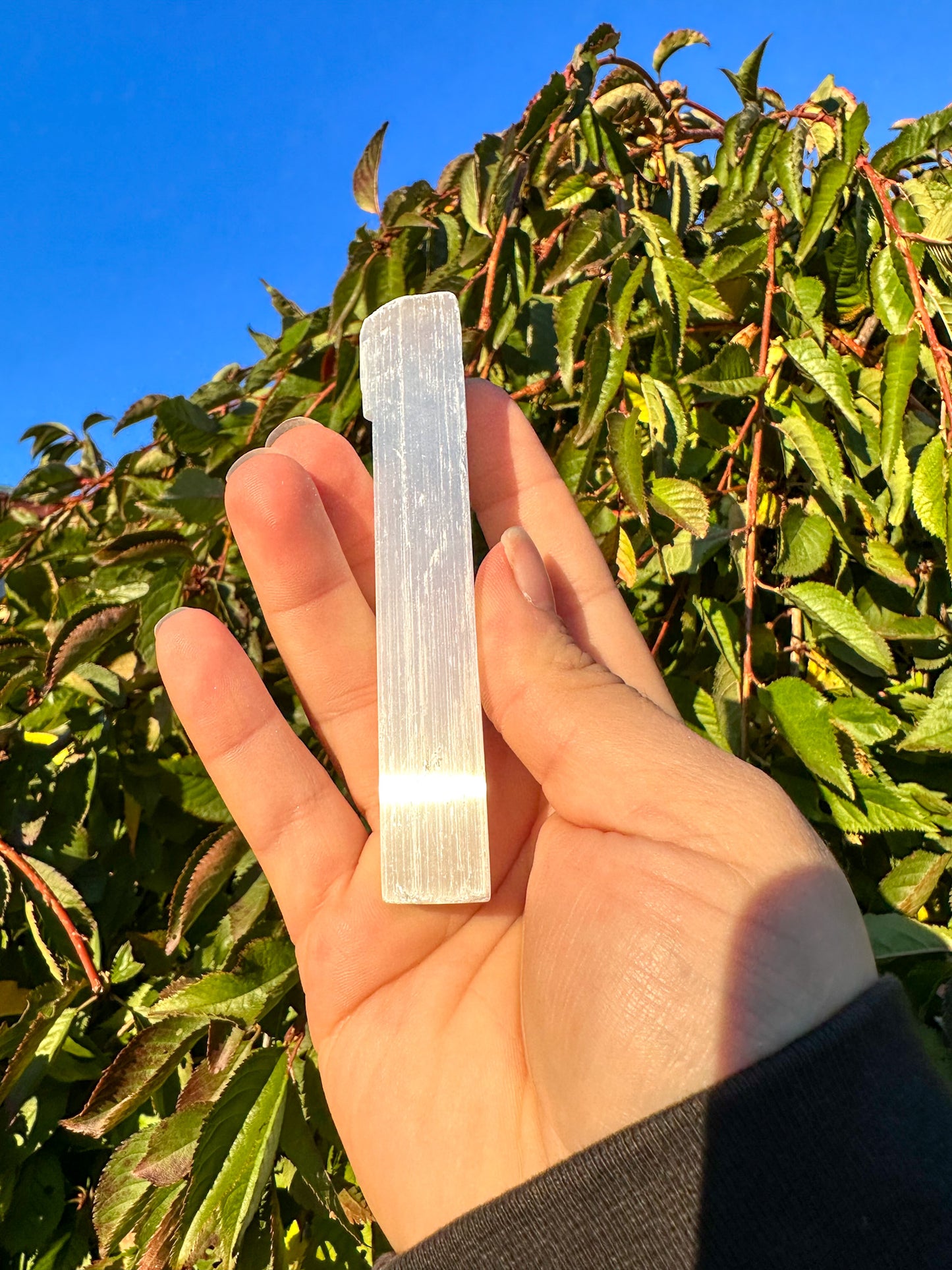 Stunning Selenite Wand 4"