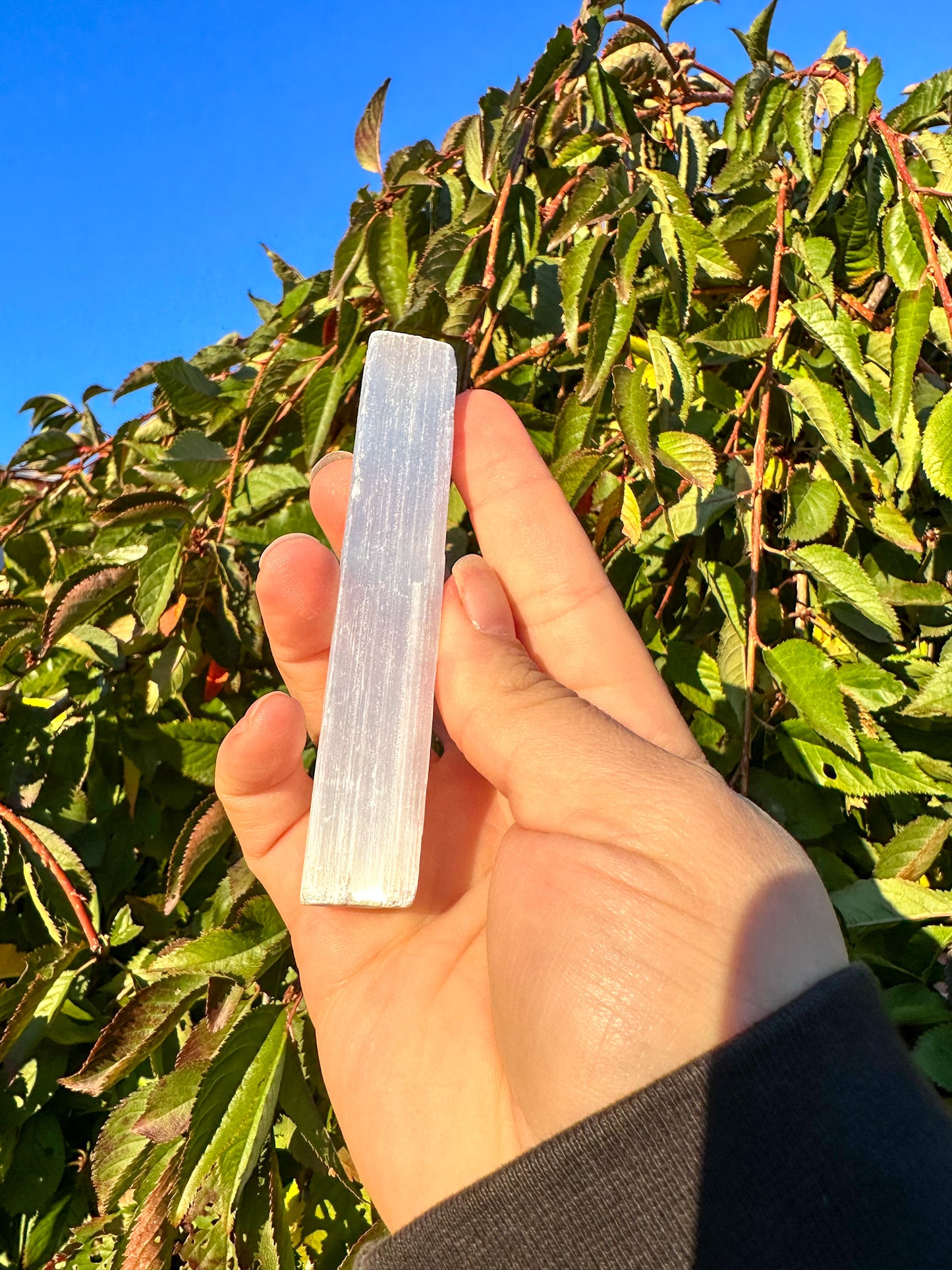 Stunning Selenite Wand 4"