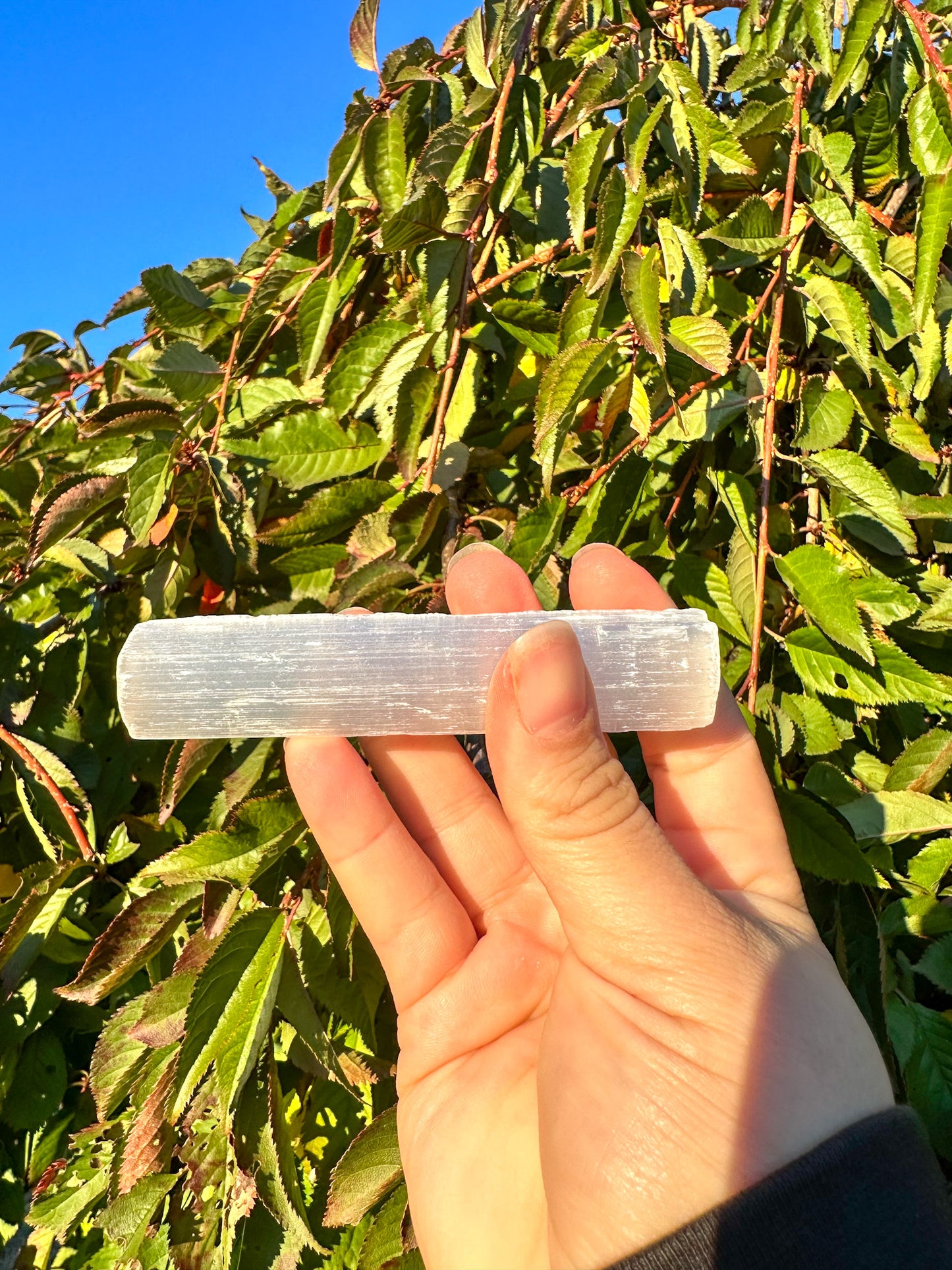 Stunning Selenite Wand 4"