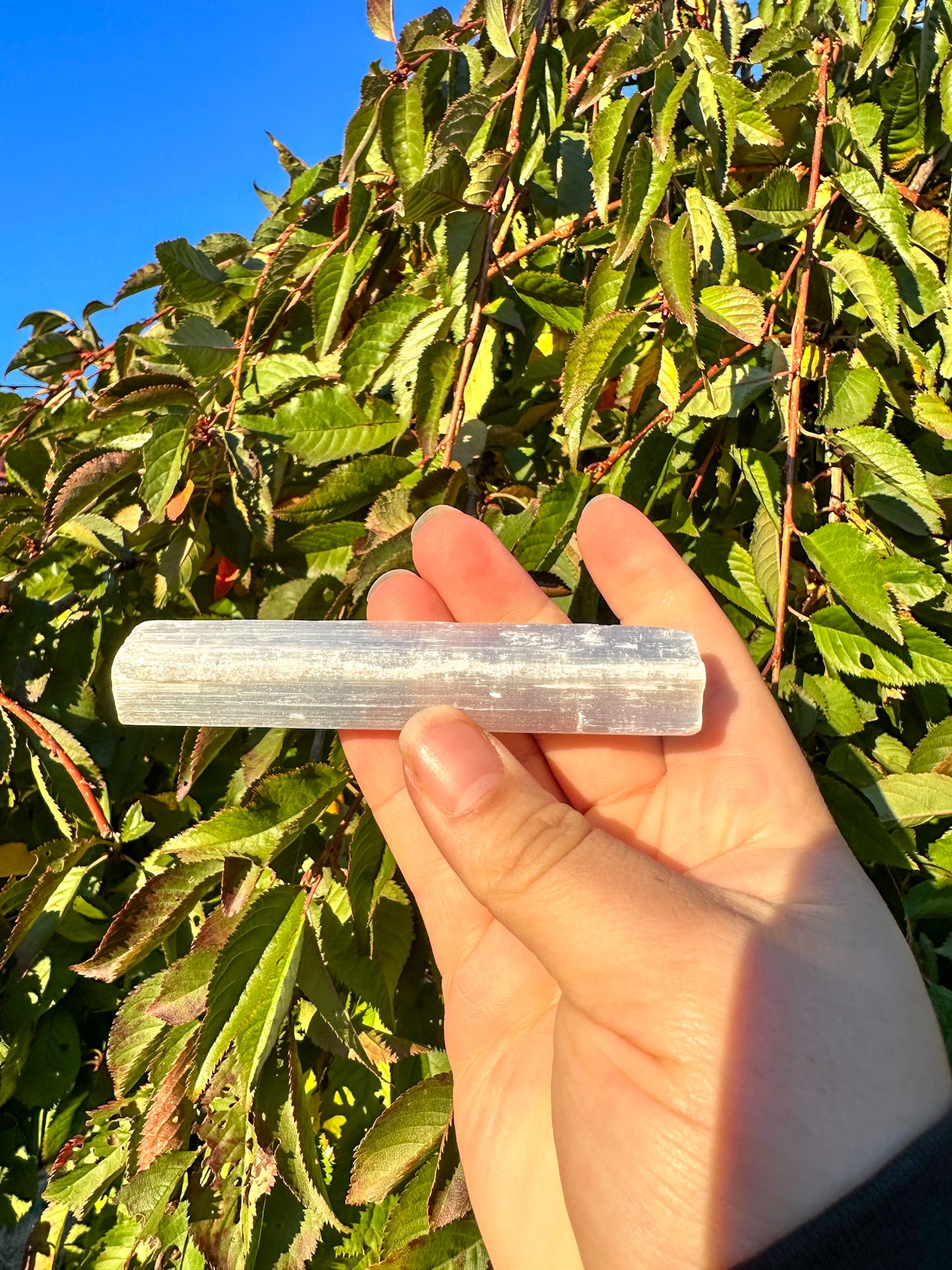 Stunning Selenite Wand 4"