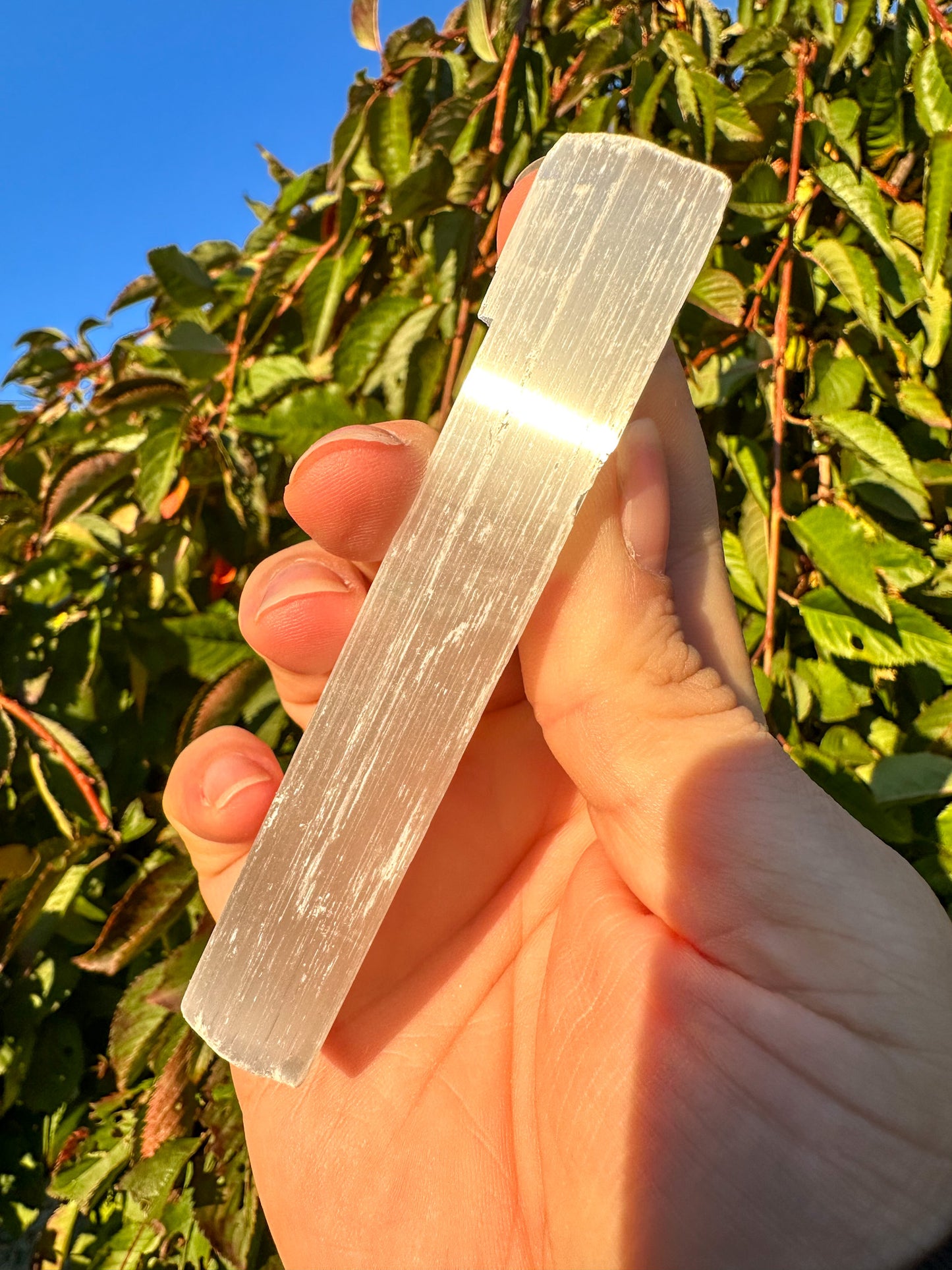 Stunning Selenite Wand 4"