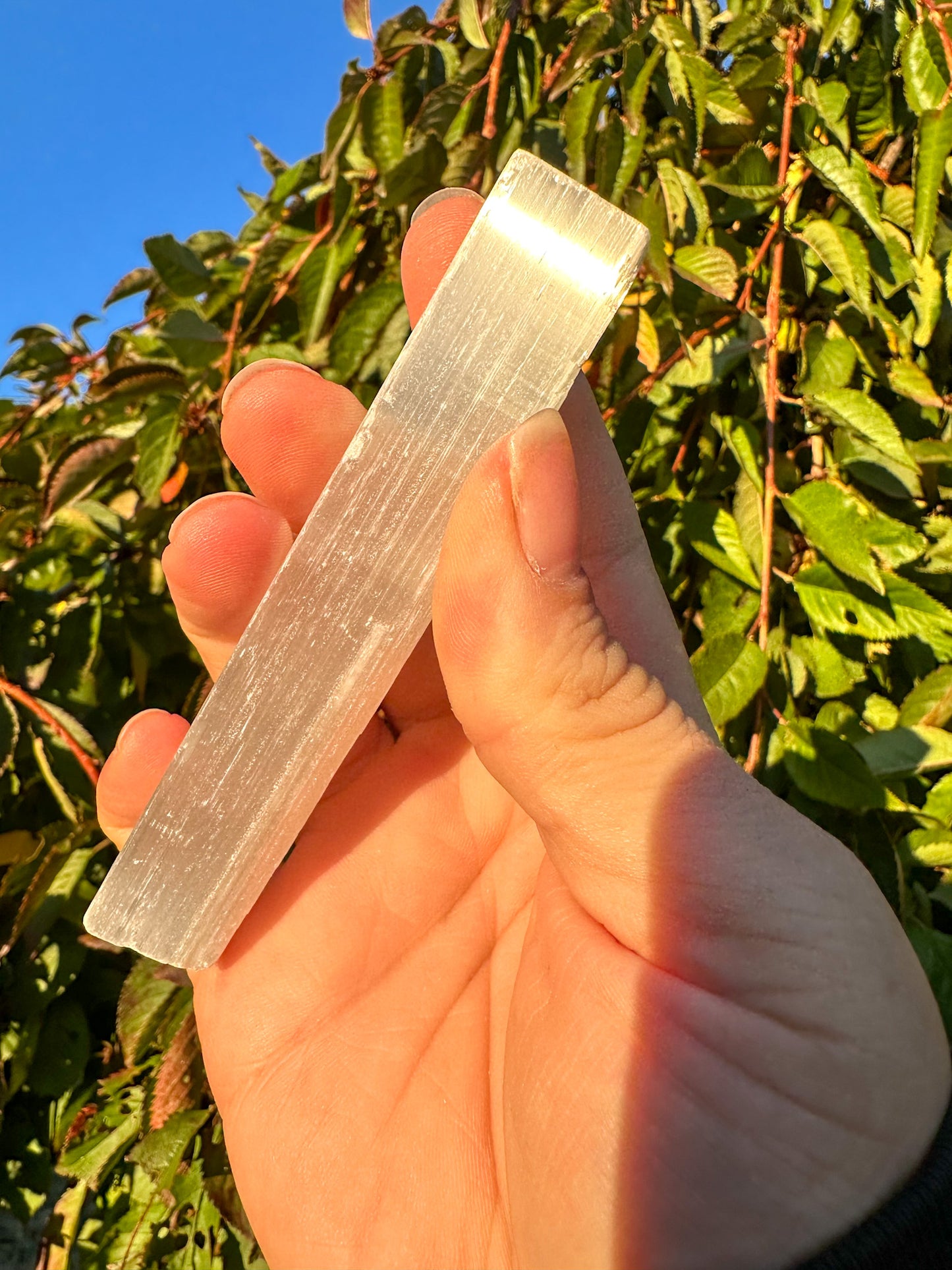 Stunning Selenite Wand 4"