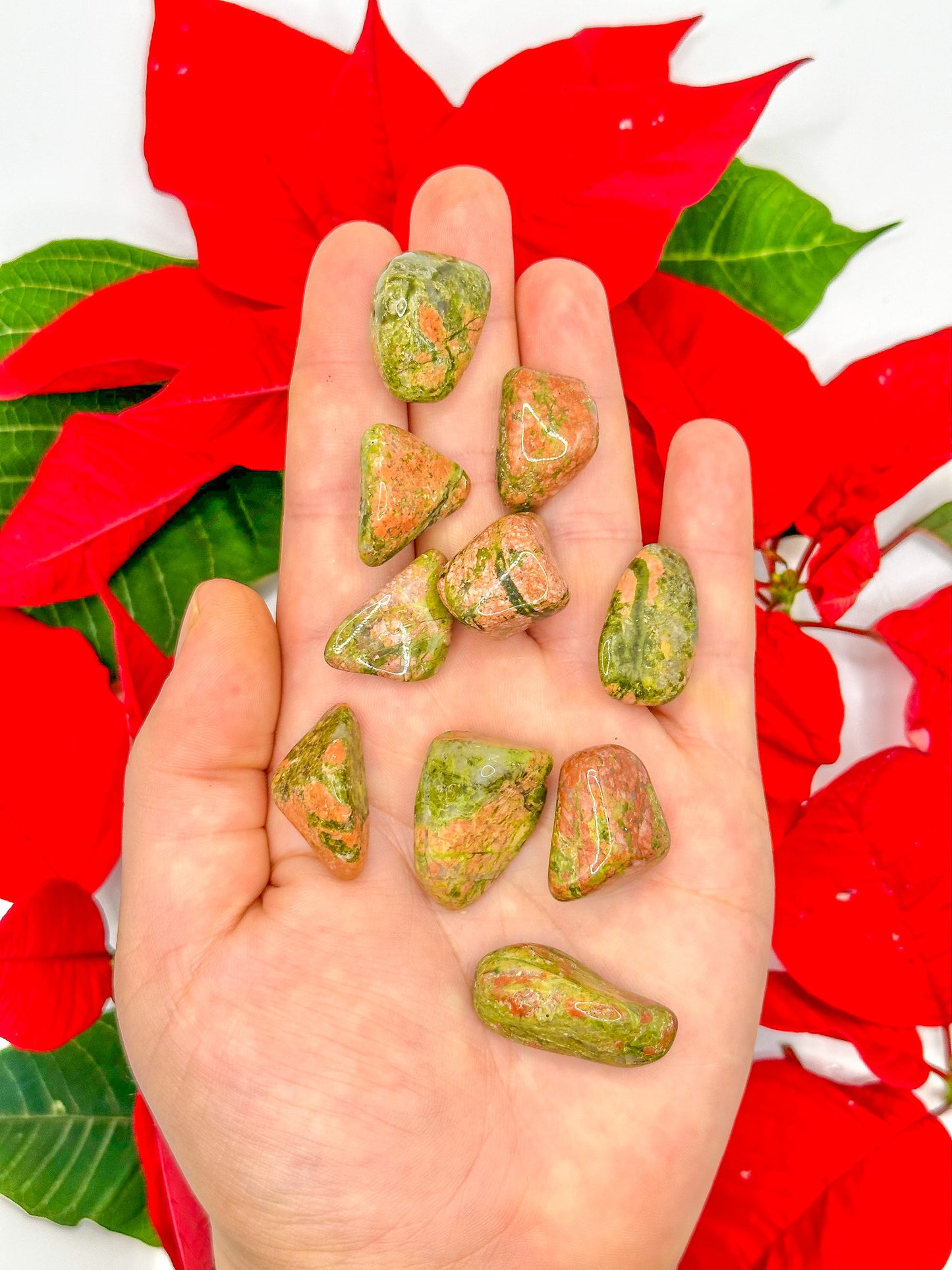 Amazing Unakite Jasper Tumbles