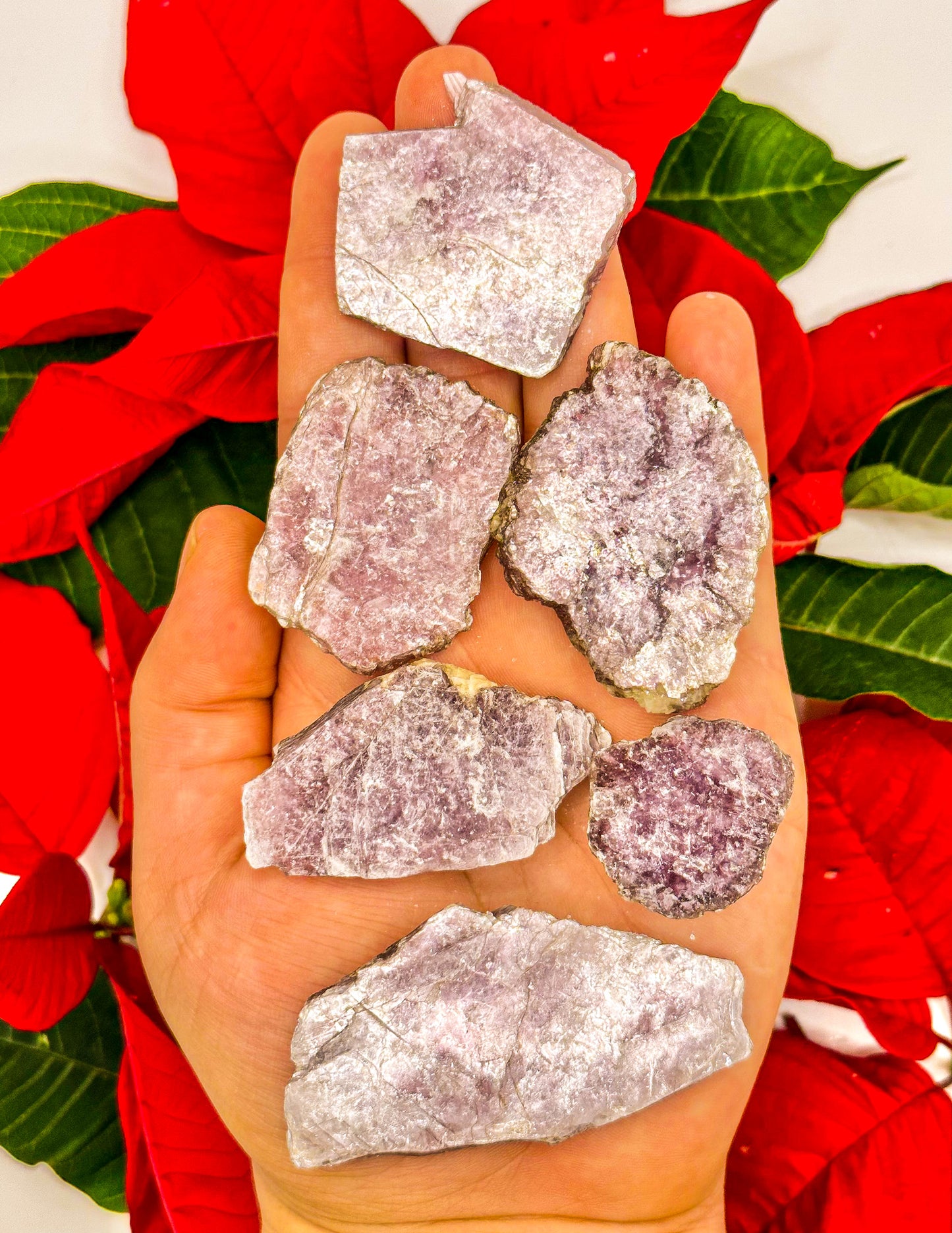 Gemmy Raw Purple Lepidolite Pocket Stone
