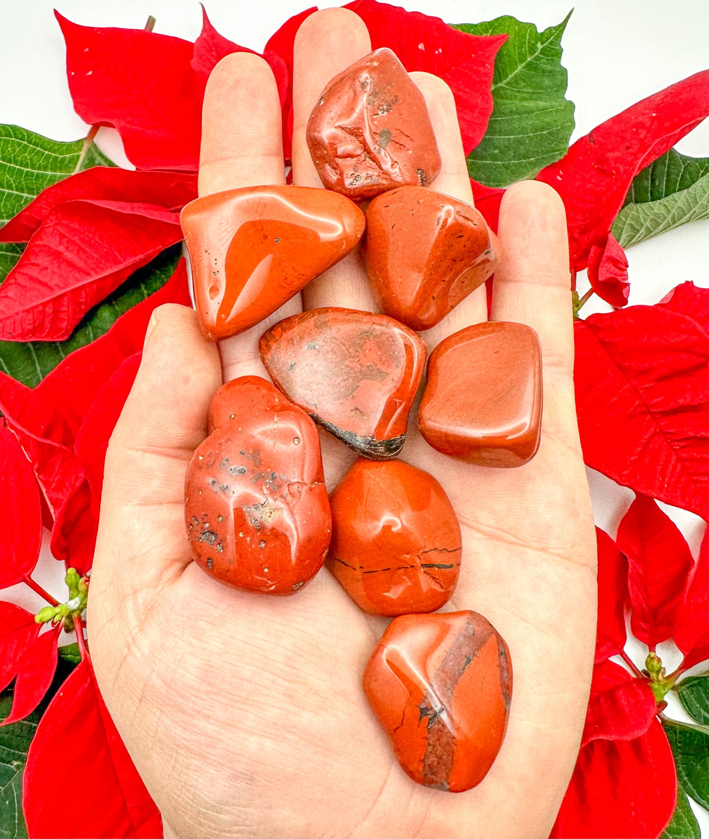 Stunning Red Jasper Tumbles