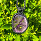 Superb Purple Amethyst Star Tripache Necklace