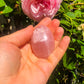 Beautiful Pink Rose Quartz Palm Stone (#1117)