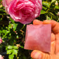 Stunning Pink Rose Quartz Pyramid (#425)