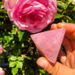 Stunning Pink Rose Quartz Pyramid