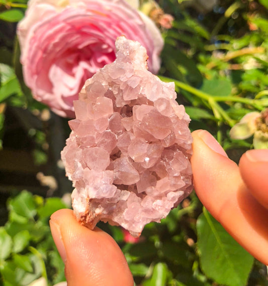 Druzy Raw Pink Amethyst (#1020)