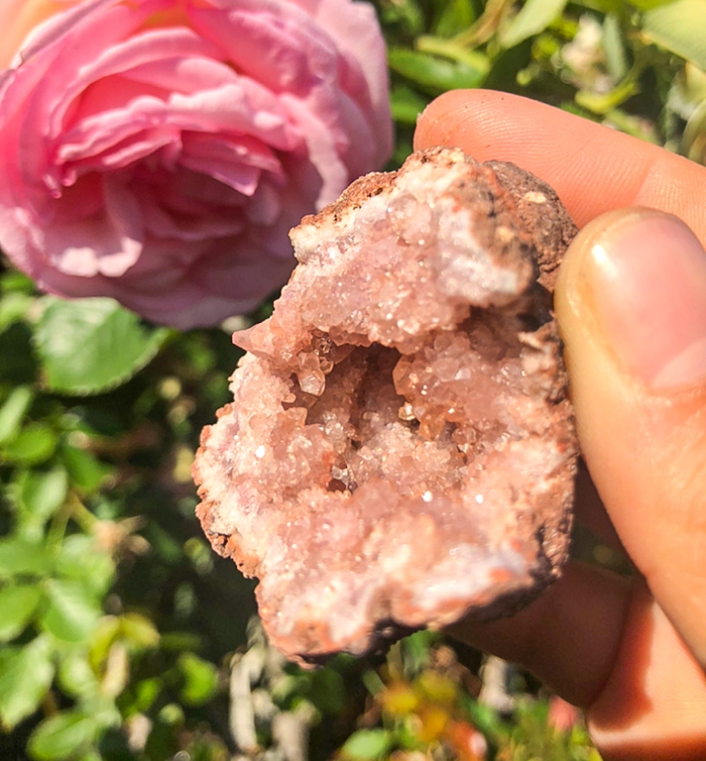 Druzy Raw Pink Amethyst