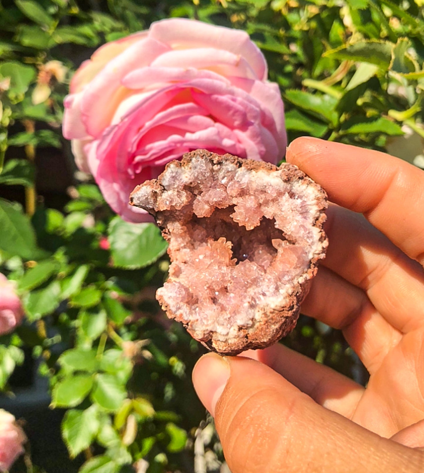 Druzy Raw Pink Amethyst