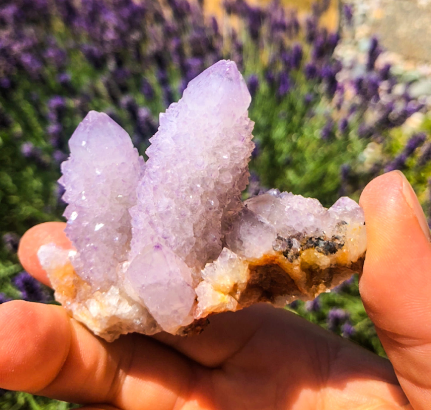 Sparkly Lilac Purple Spirit Quartz