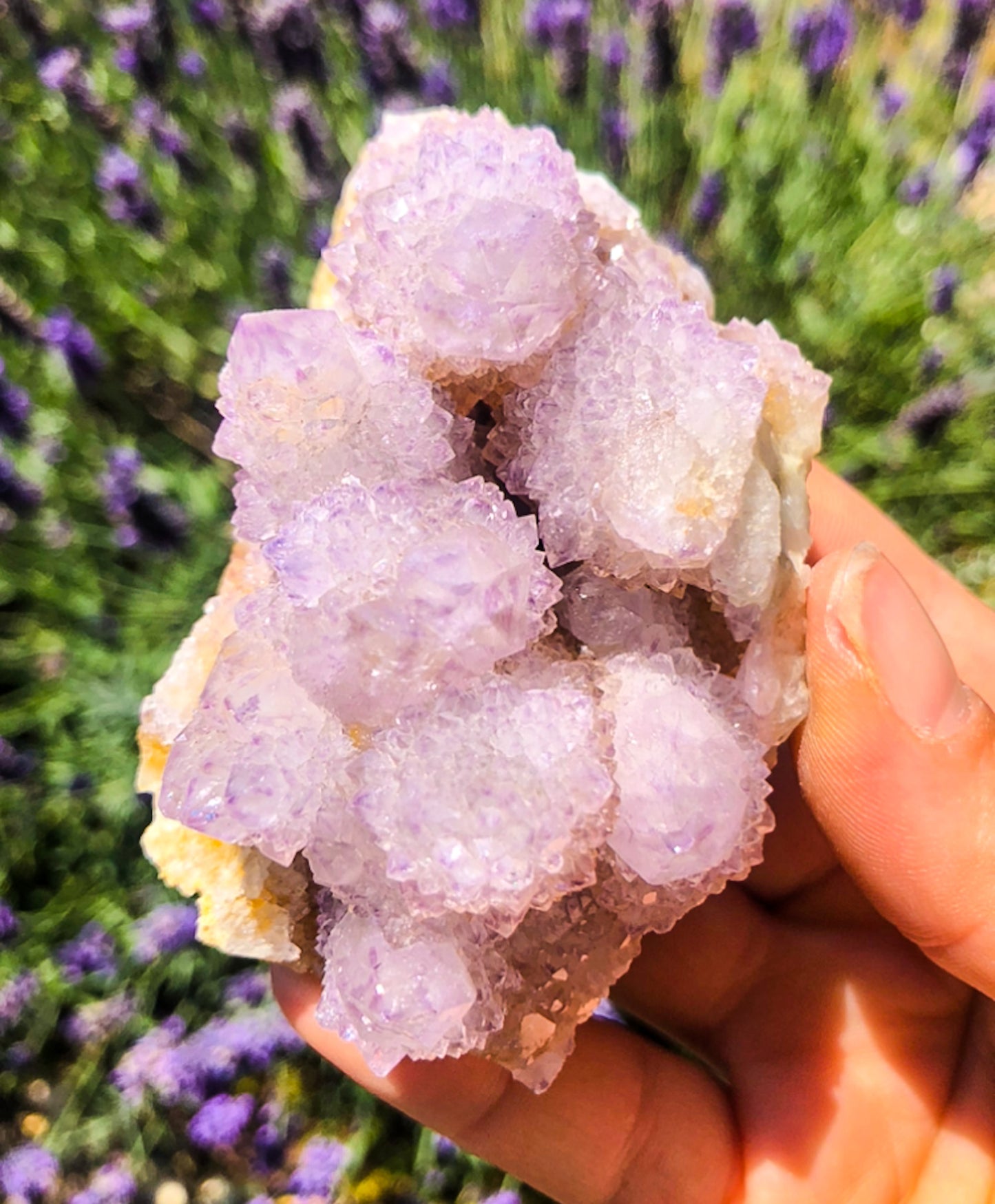 Druzy Lilac Purple Spirit Quartz