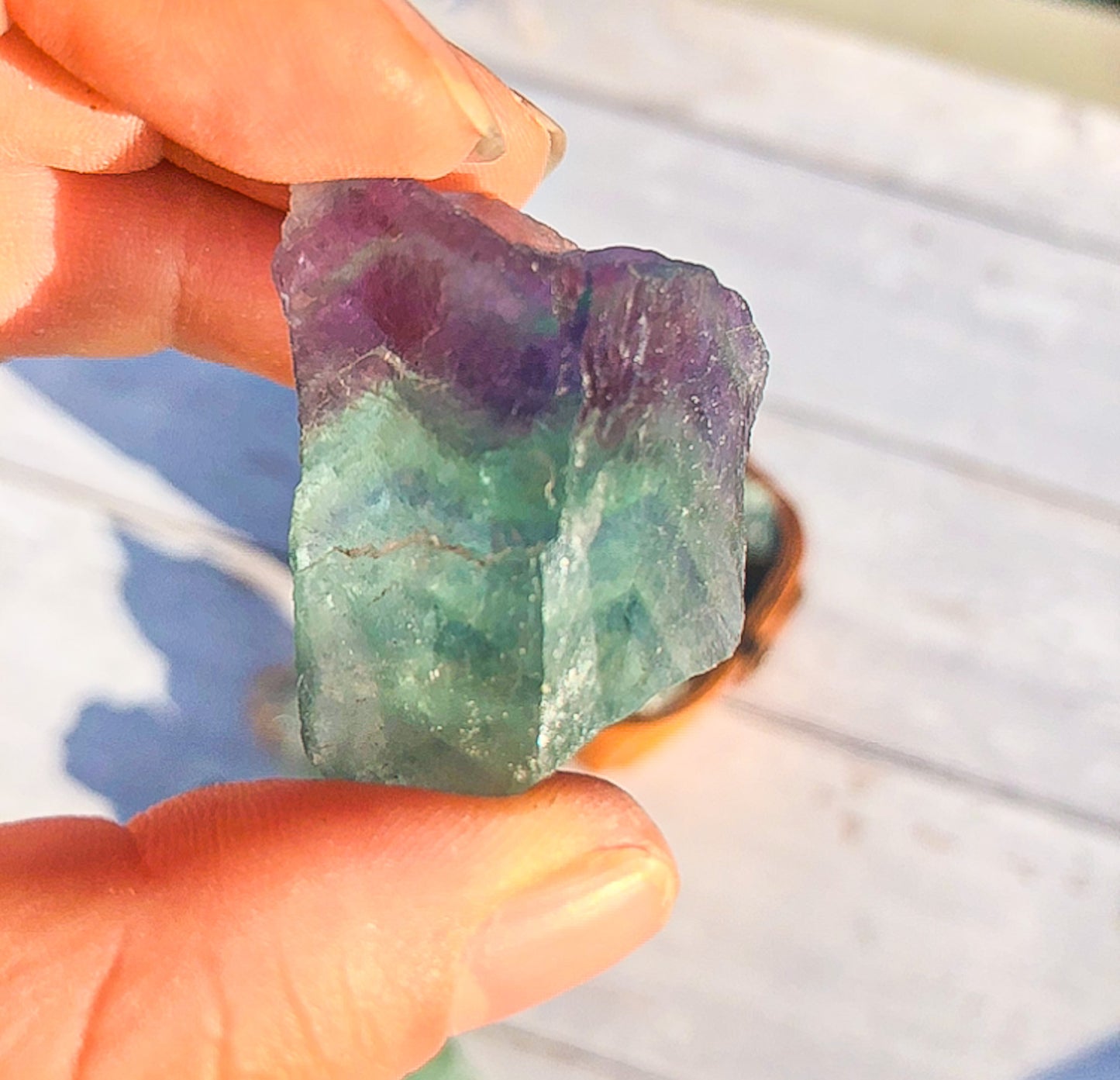 Vibrant Rainbow Fluorite Pocket Stones