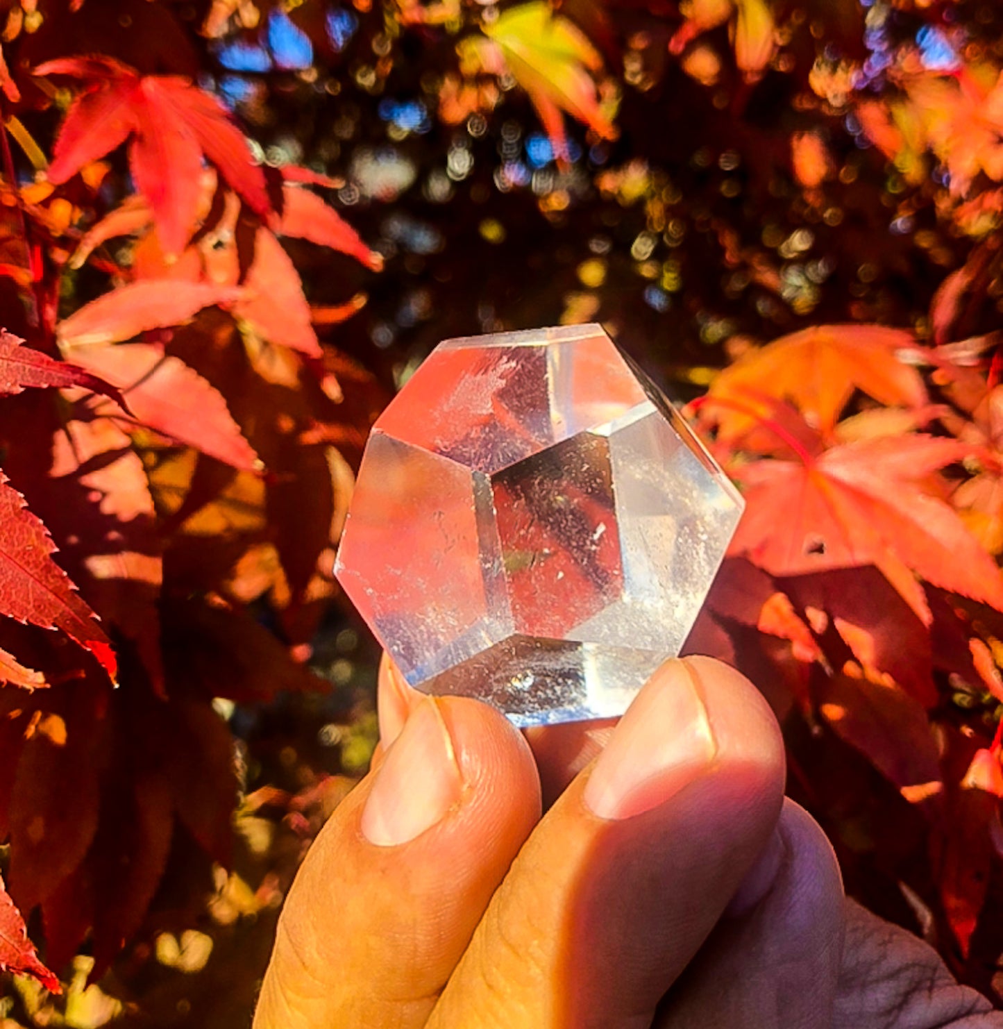 Clear Quartz Dodecohedron