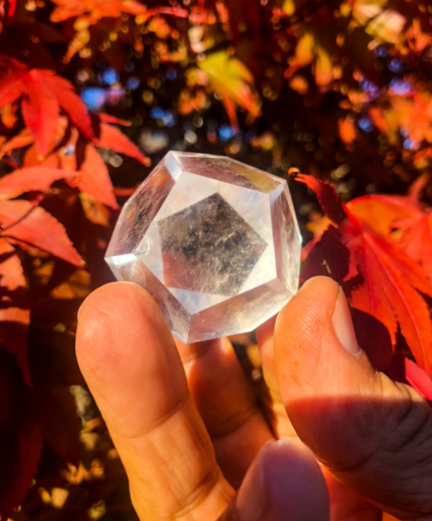Clear Quartz Dodecohedron