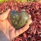 Flashy Gold Sheen Obsidian Large Heart (#997)