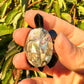 Abalone & Black Obsidian Turtle Carving (#291)