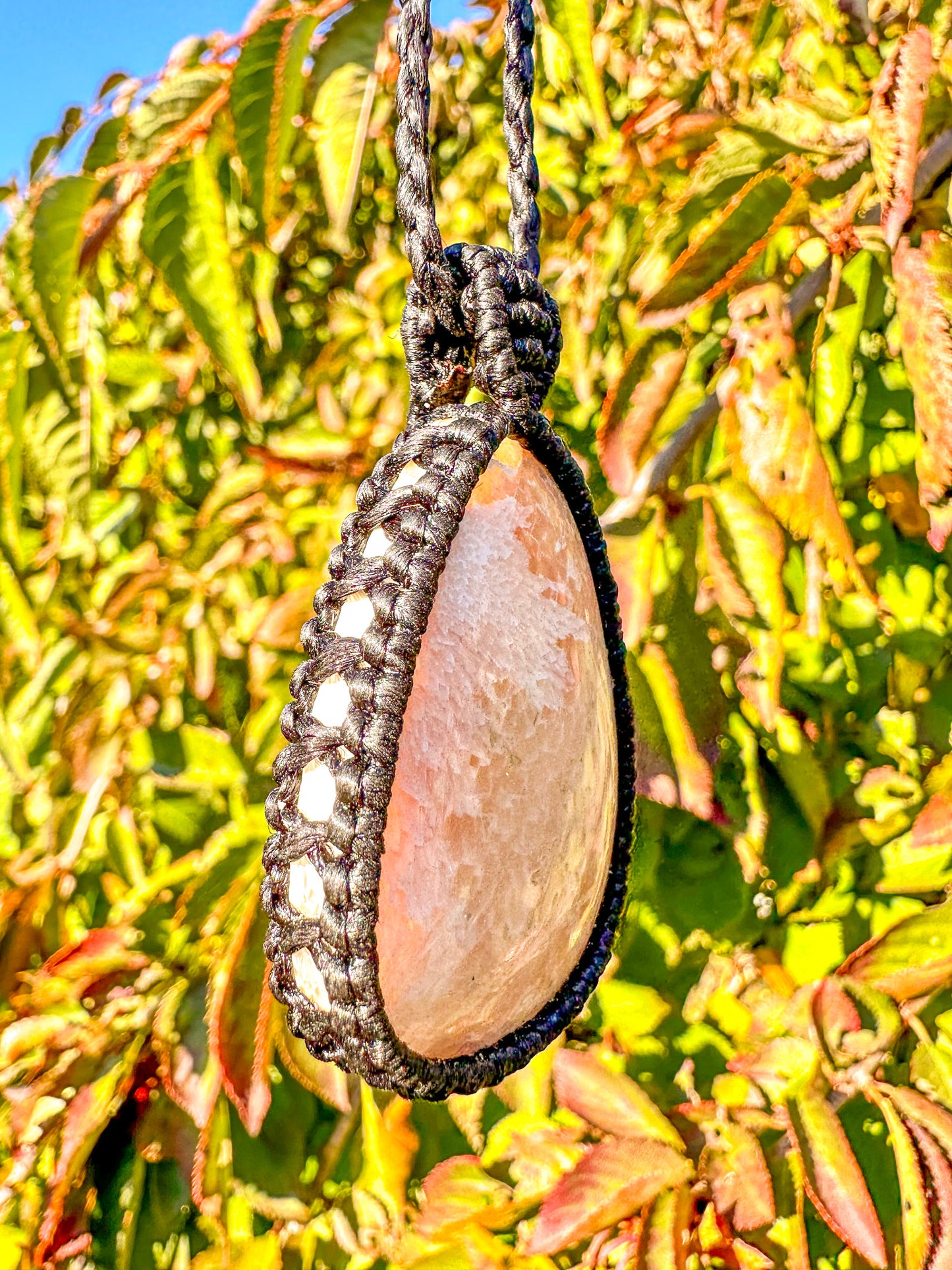 Gorgeous Pink Scolecite Necklace