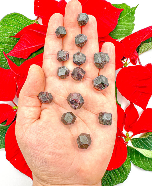 Stunning Raw Garnet Pocket Stones